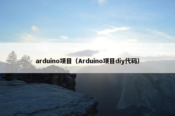 arduino项目（Arduino项目diy代码）