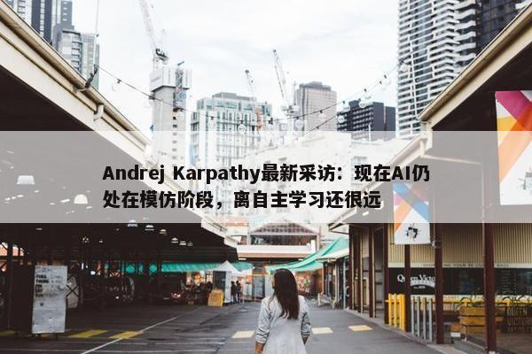Andrej Karpathy最新采访：现在AI仍处在模仿阶段，离自主学习还很远