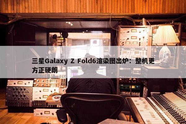 三星Galaxy Z Fold6渲染图出炉：整机更方正硬朗